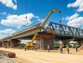 Construction,Site,During,The,Day,,During,The,Construction,Of,A