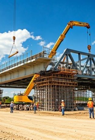 Construction,Site,During,The,Day,,During,The,Construction,Of,A